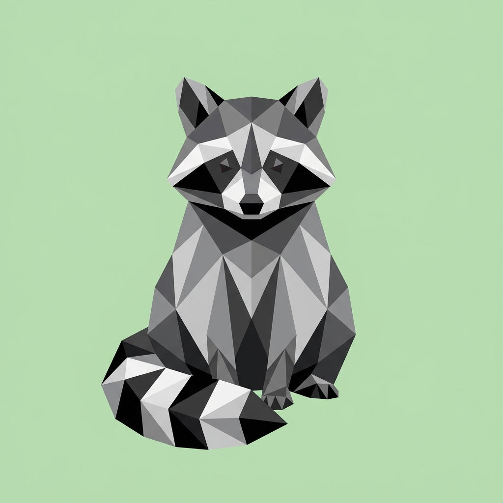 Geometric Raccoon
